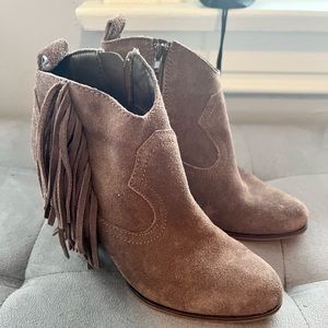 Steve Madden Fringe Booties